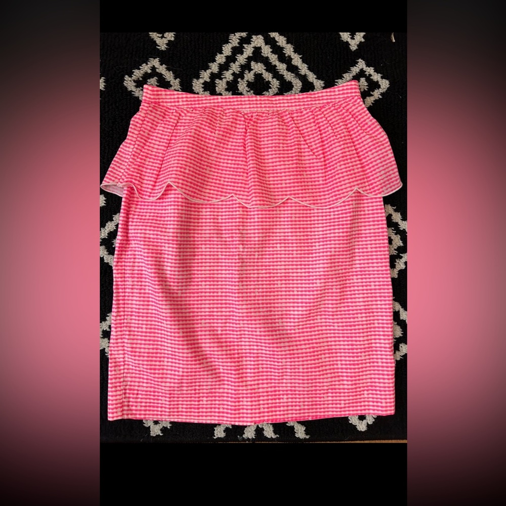 Lilly Pulitzer Thyme Skirt Fiesta Pink